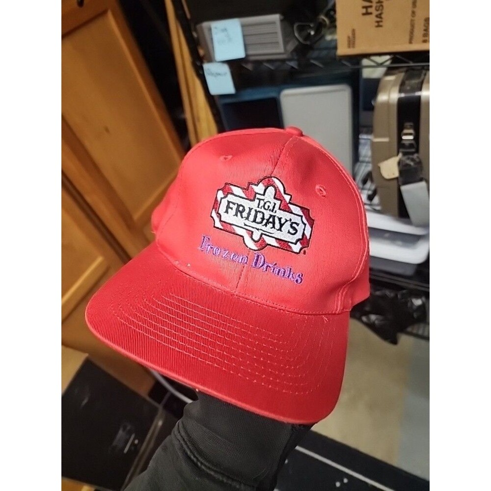Vintage K-Products TGI FRIDAYS Snapback Hat, Cap, Authentic Frozen Drinks